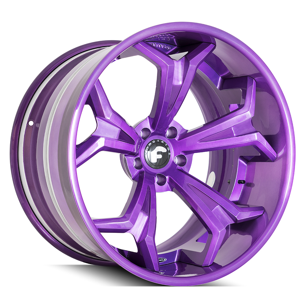 FORGIATO F2.09 FINISHED IN BRUSHED CANDY PURPLE