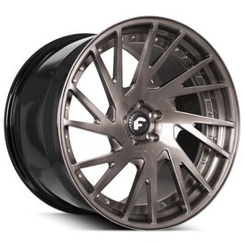 FORGIATO TEC 2.5 FINISHED IN SMOKE BRUSHED AND BLACK