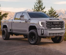 GMC SIERRA AT4X VOSSEN HFX-1 8-LUG SATIN BLACK