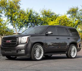 GMC YUKON VOSSEN HFX-4 SILVER POLISHED