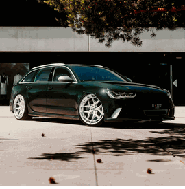AUDI RS6 VOSSEN HFX-1 SILVER POLISHED