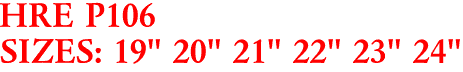 HRE P106
SIZES: 19" 20" 21" 22" 23" 24"