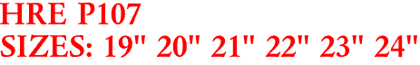 HRE P107
SIZES: 19" 20" 21" 22" 23" 24"