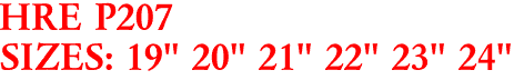 HRE P207
SIZES: 19" 20" 21" 22" 23" 24"