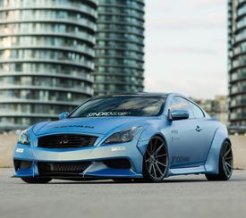 INFINITI G37 "LIBERTY WALK" VFS1 MATTE GRAPHITE