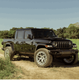 JEEP GLADIATOR VOSSEN HFX-1 SILVER POLISHED