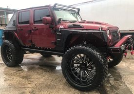 JEEP WRANGLER TUFF T2A GLOSS BLACK MILLED