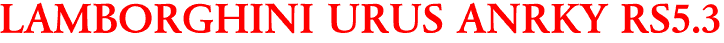 LAMBORGHINI URUS ANRKY RS5.3