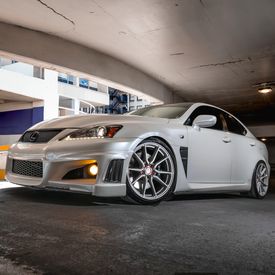 LEXUS IS-F VOSSEN HF-3 GLOSS SILVER