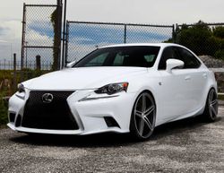 LEXUS IS350 VOSSEN VVS-CV5 MATTE GRAPHITE MACHINED