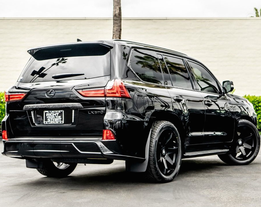 Lexus Lx570 Transformed: Stunning Matte Black Method 703 Wheels! - d3ew6yk