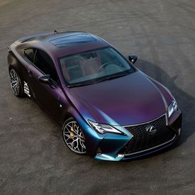 LEXUS RC350 VOSSEN HF2 BRUSHED GLOSS BLACK