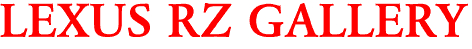 LEXUS RZ GALLERY