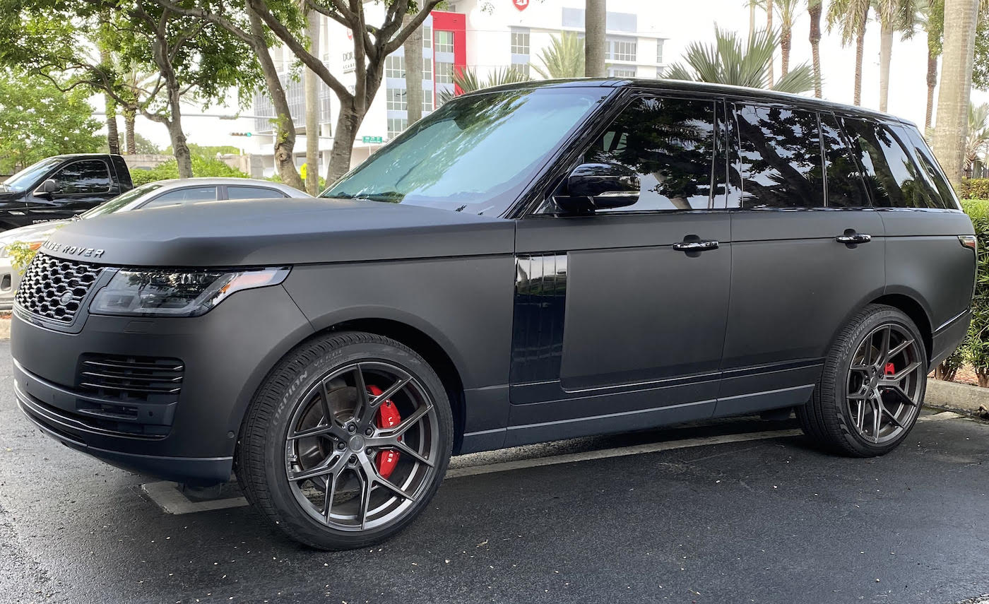 Matte Land Rover RANGE ROVER VOSSEN HF-5 MATTE GUNMETAL