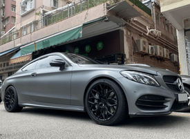 MERCEDES C43 AMG VOSSEN HF-2 GLOSS BLACK