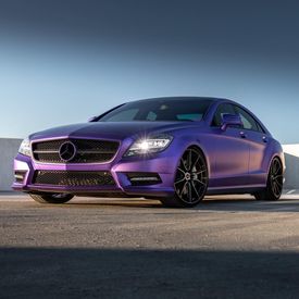 MERCEDES CLS550 VOSSEN HF-3 GLOSS GRAPHITE POLISHED