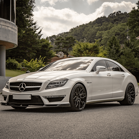 MERCEDES CLS63 AMG VOSSEN HF2 GLOSS BLACK