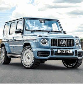 MERCEDES G63 AMG VOSSEN HF-9 SATIN SILVER