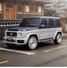 MERCEDES G63 AMG VOSSEN HF-9 SILVER BRUSHED