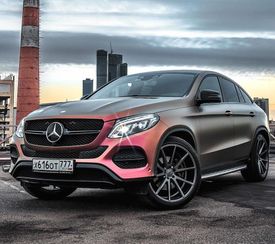 MERCEDES GLE350 COUPE VOSSEN VFS1 MATTE GRAPHITE