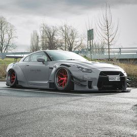 NISSAN GT-R R35 "LIBERTY WALK" VOSSEN FORGED S21-01 3-PIECE