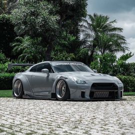 NISSAN GT-R R35 "LIBERTYWALK" VOSSEN FORGED MODULAR ERA-3 3-PIECE