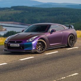 NISSAN GT-R R35 VOSSEN HF2 SATIN BLACK