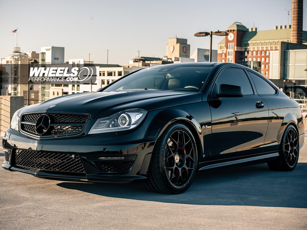 OUR CLIENT'S MERCEDES C63 AMG WITH 19" HRE P40S WHEELS