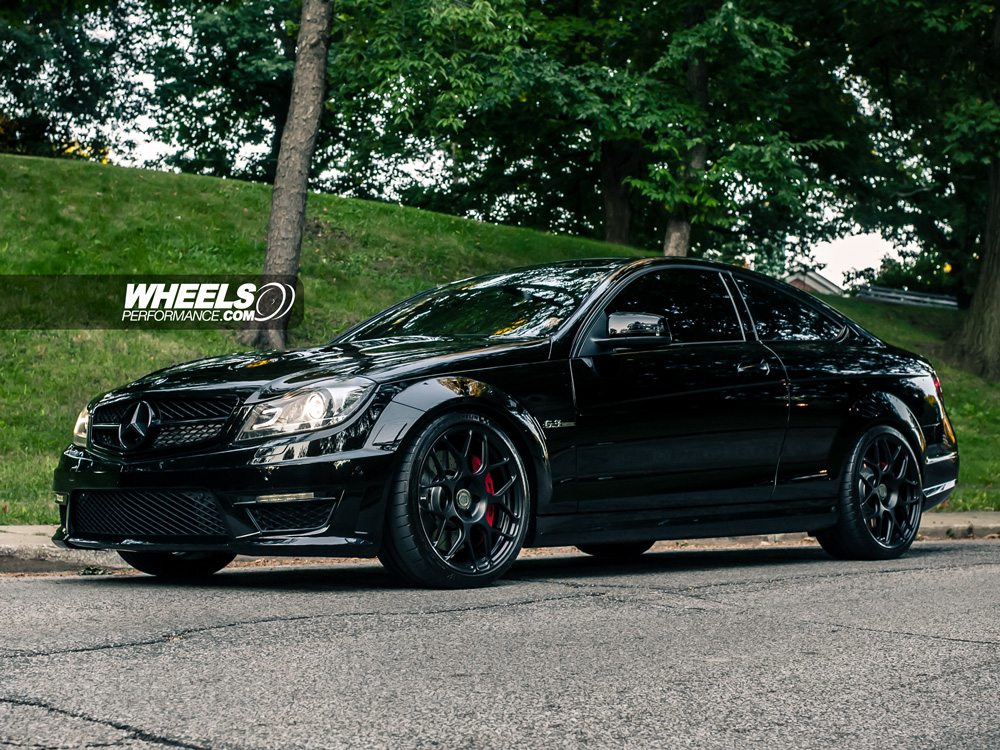OUR CLIENT'S MERCEDES C63 AMG WITH 19" HRE P40S WHEELS