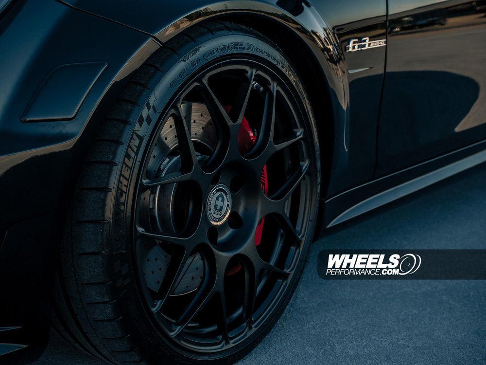 OUR CLIENT'S MERCEDES C63 AMG WITH 19" HRE P40S WHEELS