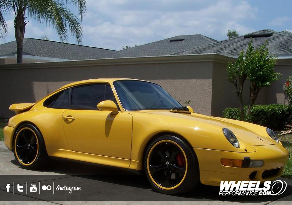 OUR CLIENT'S PORSCHE 993 TURBO WITH 19" TECHART FORMULA GTS WHEELS.