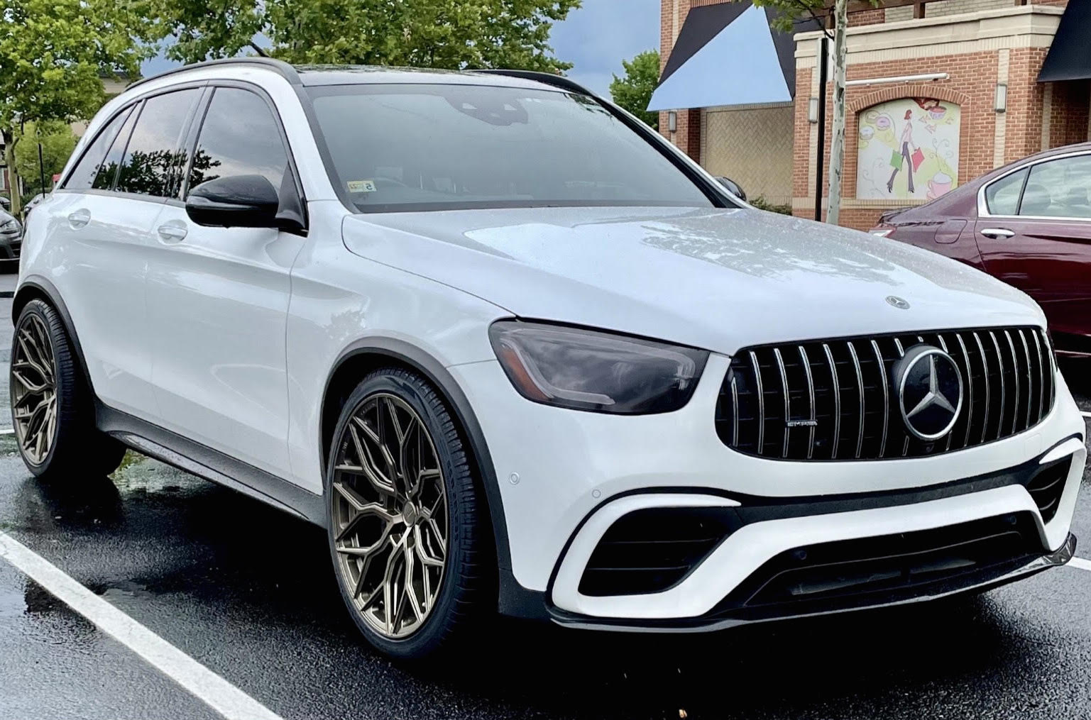 MERCEDES GLC63 AMG VOSSEN HF-2 SATIN BRONZE