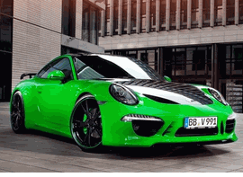 PORSCHE 991 C4S TECHART FORMULA III BLACK