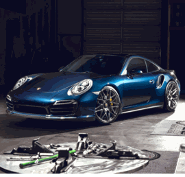 PORSCHE 991 TURBO S HRE RS100M