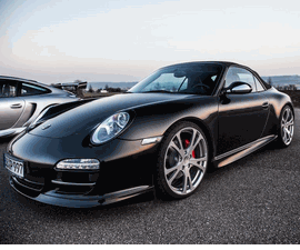 PORSCHE 997 CABRIOLET TECHART FORMULA III SILVER
