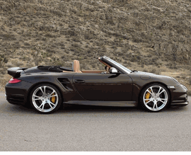 PORSCHE 997 TURBO S CABRIOLET TECHART FORMULA III SILVER