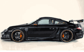 PORSCHE 997 TURBO TECHART FORMULA III BLACK