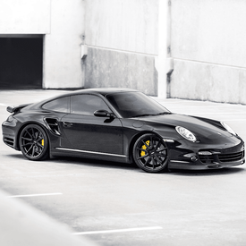 PORSCHE 997 TURBO VOSSEN HF-3 SATIN BLACK