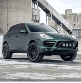 PORSCHE CAYENNE TURBO S VOSSEN HFX-1 GLOSS BLACK