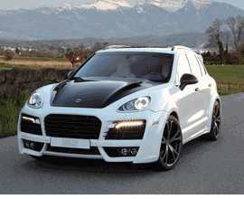 PORSCHE CAYENNE TURBO TECHART FORMULA III BLACK  
