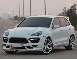 PORSCHE CAYENNE TURBO TECHART FORMULA III SILVER