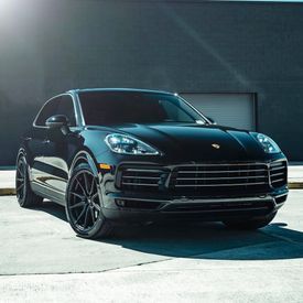 PORSCHE CAYENNE VOSSEN HF-3 SATIN BLACK