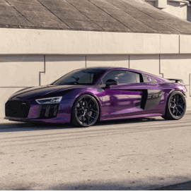 AUDI R8 VOSSEN HF-5 GLOSS BLACK