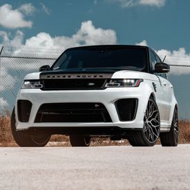 RANGE ROVER SVR VOSSEN HF2 BRUSHED GLOSS BLACK