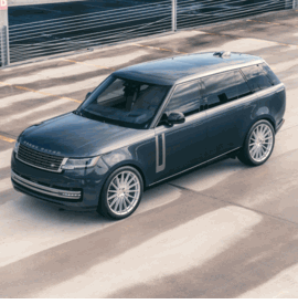 RANGE ROVER VOSSEN HFX-4 SILVER POLISHED