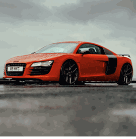 AUDI R8 VOSSEN HF-5 MATTE GUNMETAL