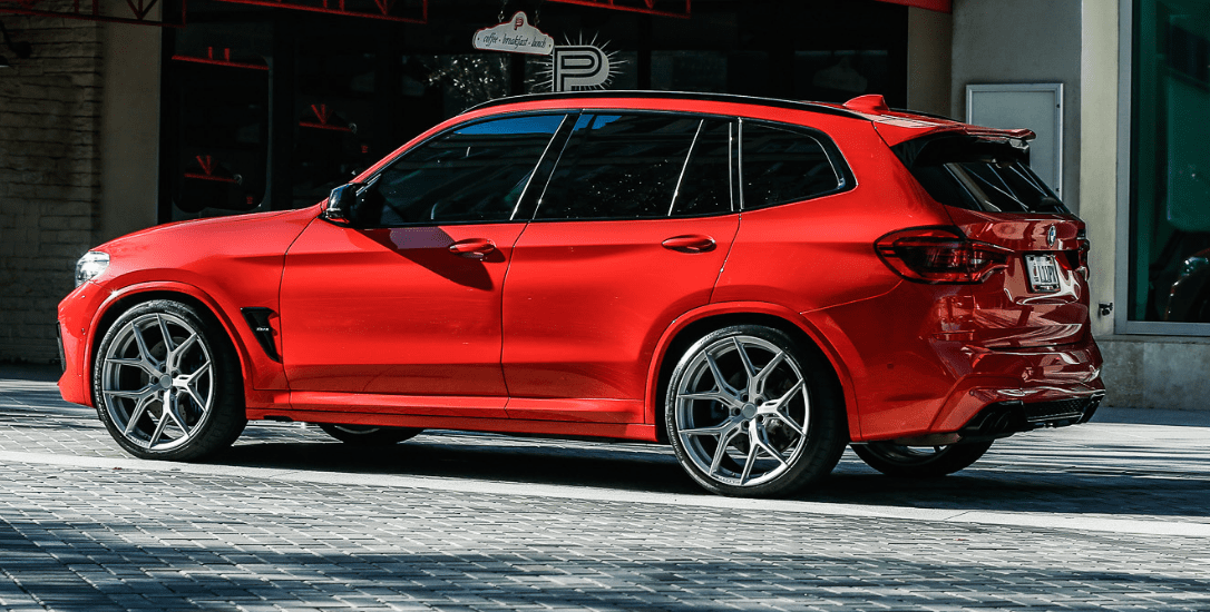 BMW X3M VOSSEN HF-5 SATIN SILVER