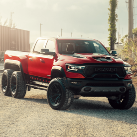 DODGE RAM TRX FORCE 6x6 VOSSEN HF6-4 SATIN BLACK