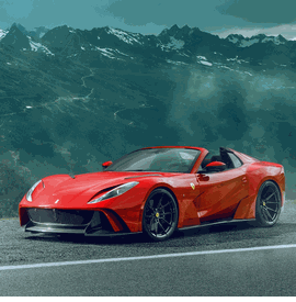 FERRARI 812 GTS N-LARGO VOSSEN FORGED X NOVITEC NF10