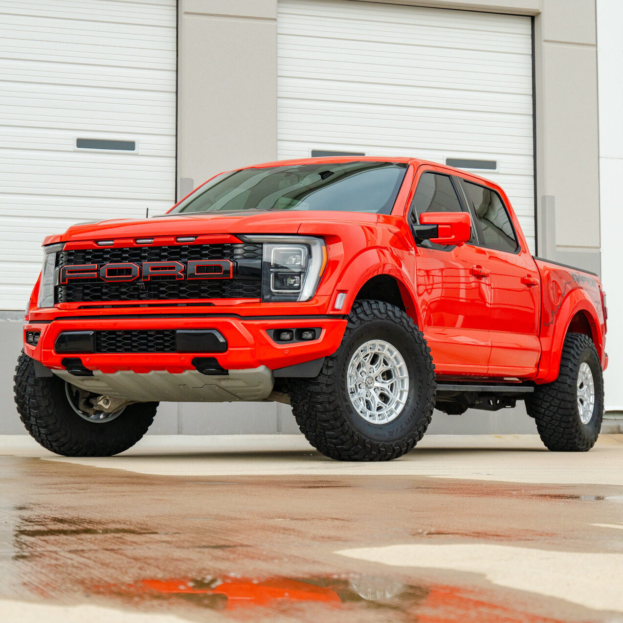 FORD F-150 RAPTOR VOSSEN HFX-1 SILVER POLISHED